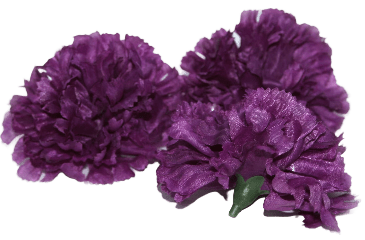 Silk Carnation Heads