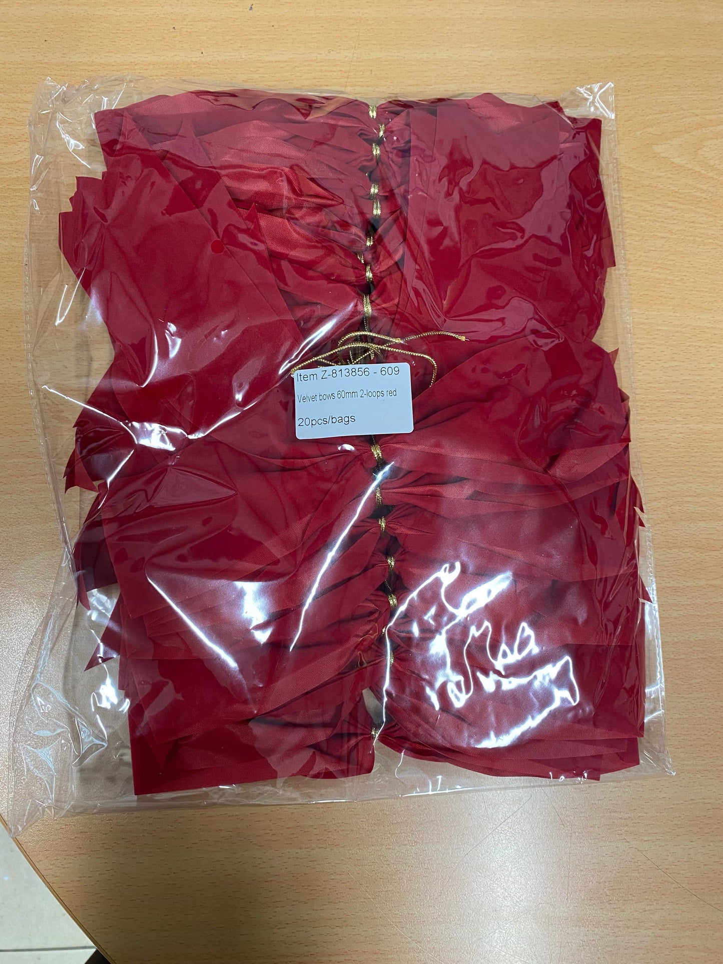 Velvet Bows Pack of 20