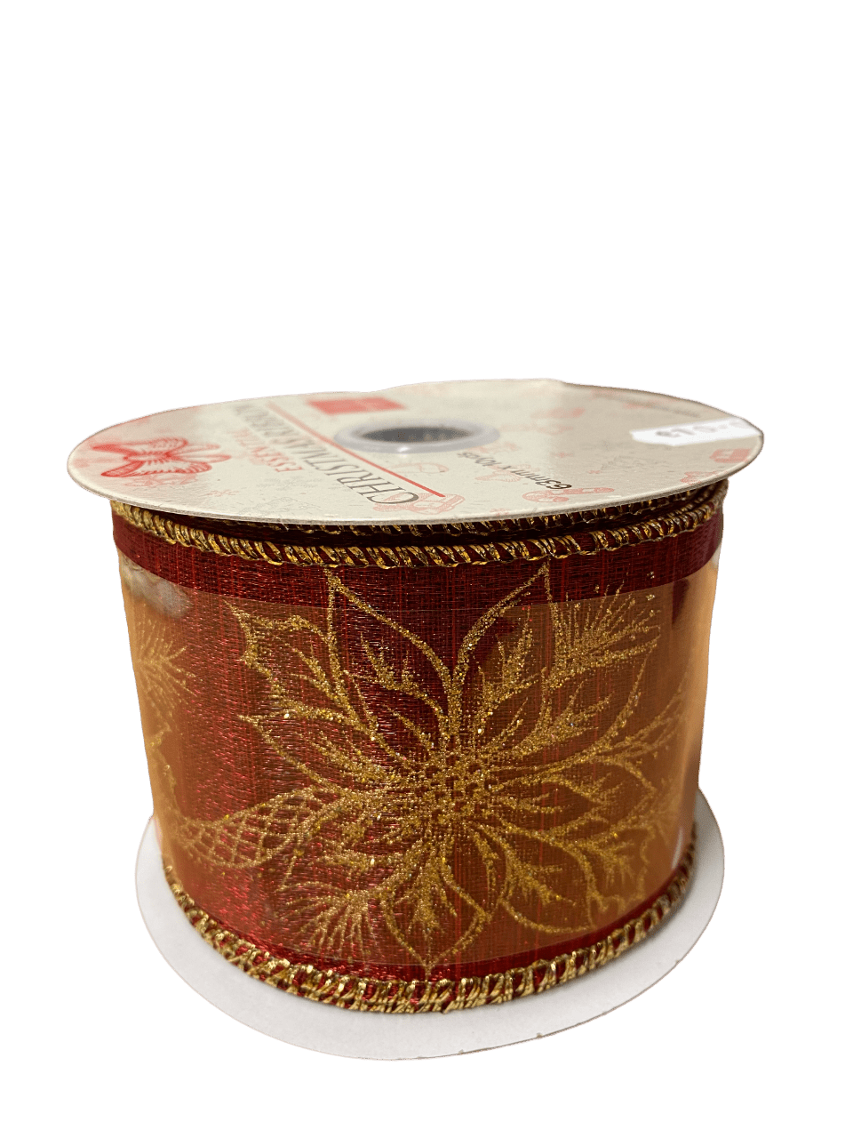 Christmas Poinsetta Ribbon