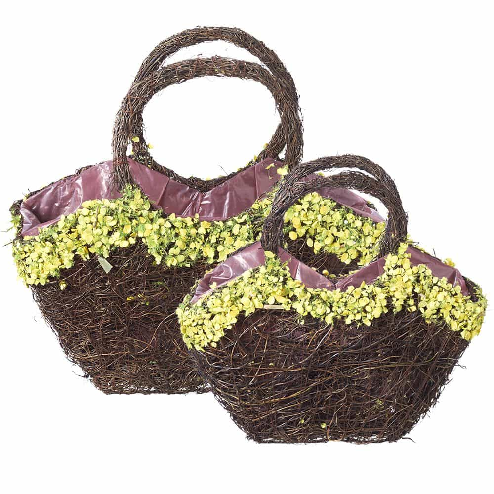 Mia Lined Baskets ( Set of 2 )