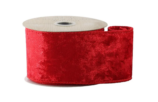 Red Velvet Ribbon 2.5”x 10yards
