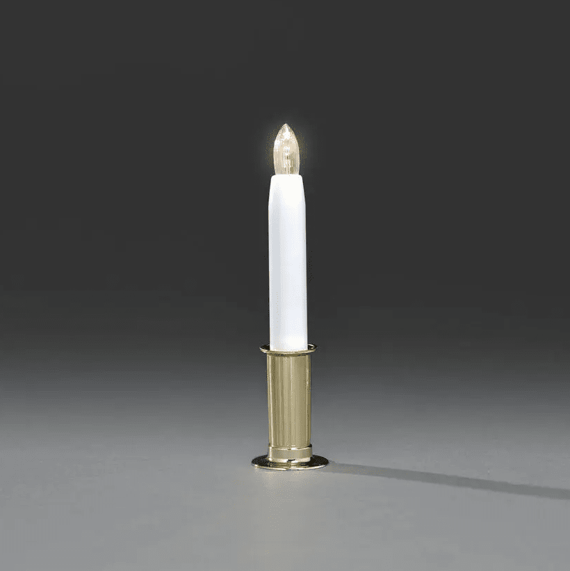 Battery Powered Dinner Candle Warm White