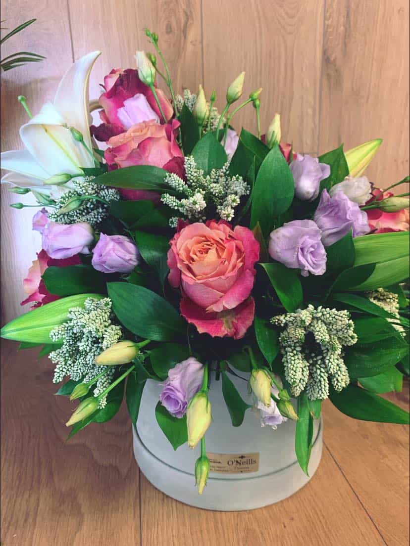 Floral Hat Box Extra Large