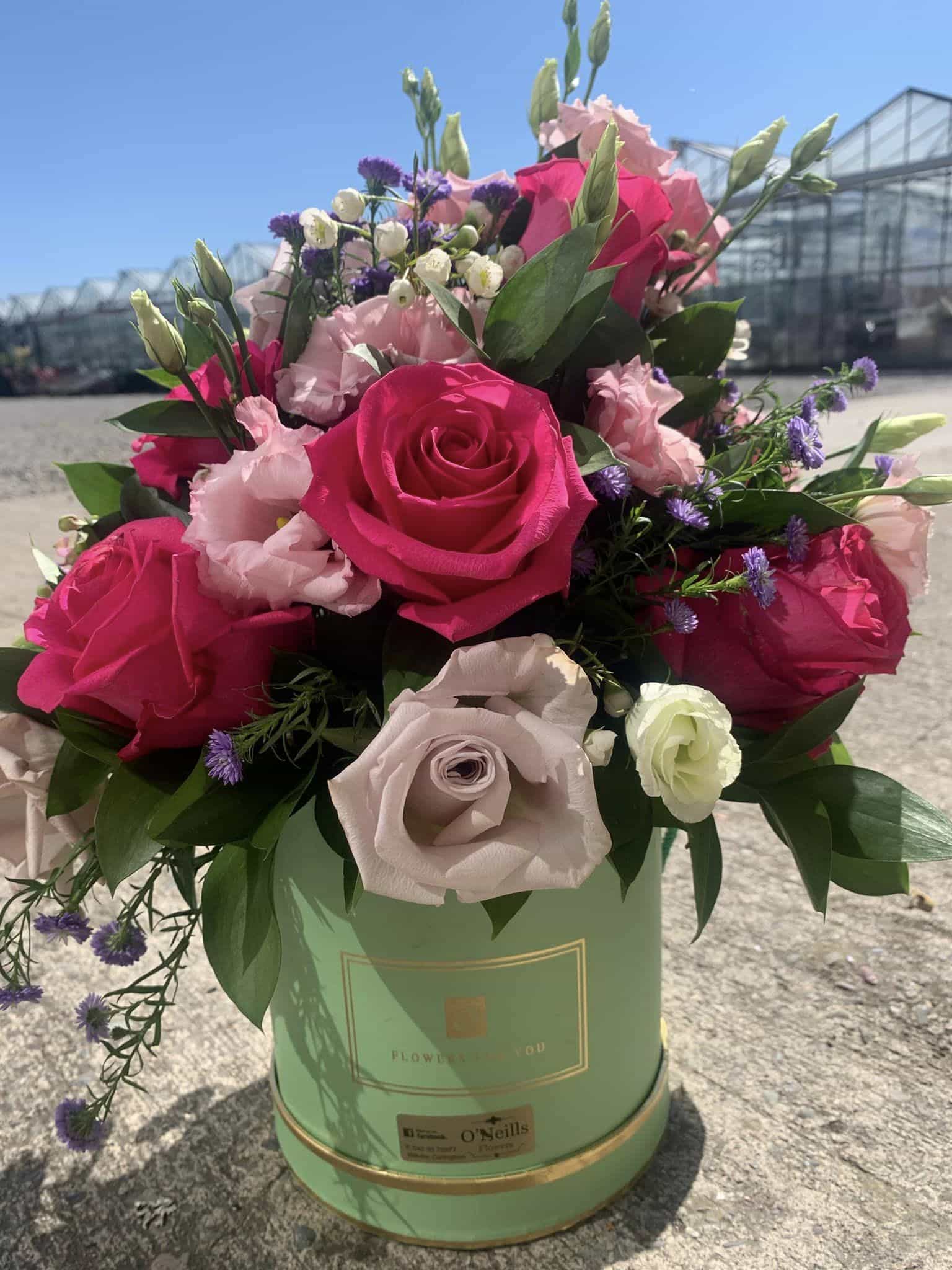 Floral Hatbox - Spring Colours