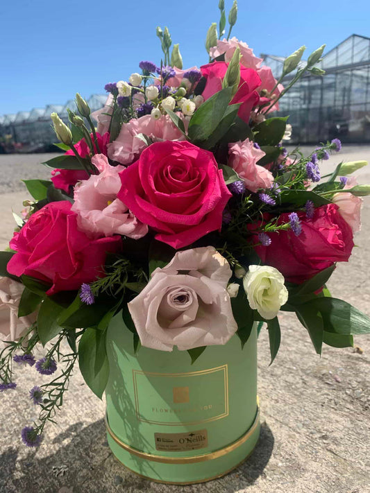 Floral Hatbox - Spring Colours