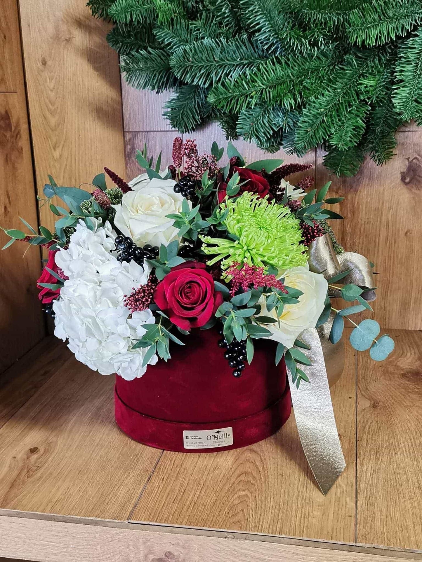 Floral Hat Box Extra Large