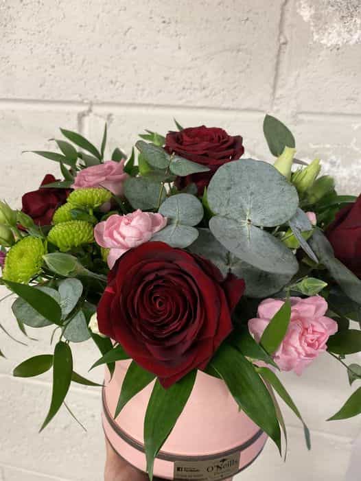 Floral Hat Box Medium