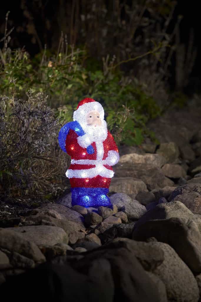 Acrylic Santa 36 cm