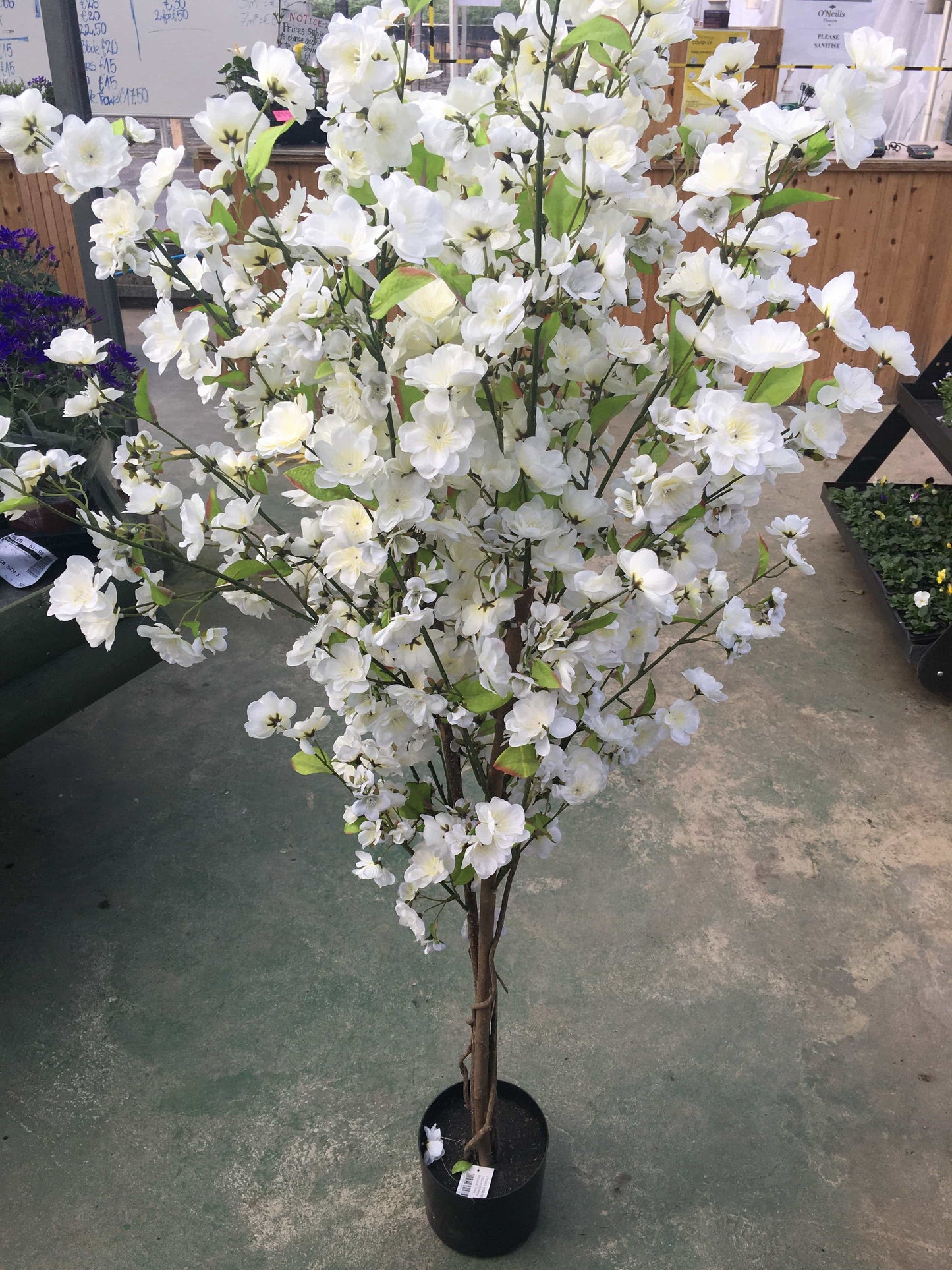 White Cherry Blossom Tree (Artificial)