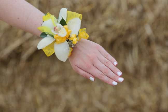Wrist Corsages in a Range of Colours