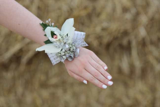 Wrist Corsages in a Range of Colours