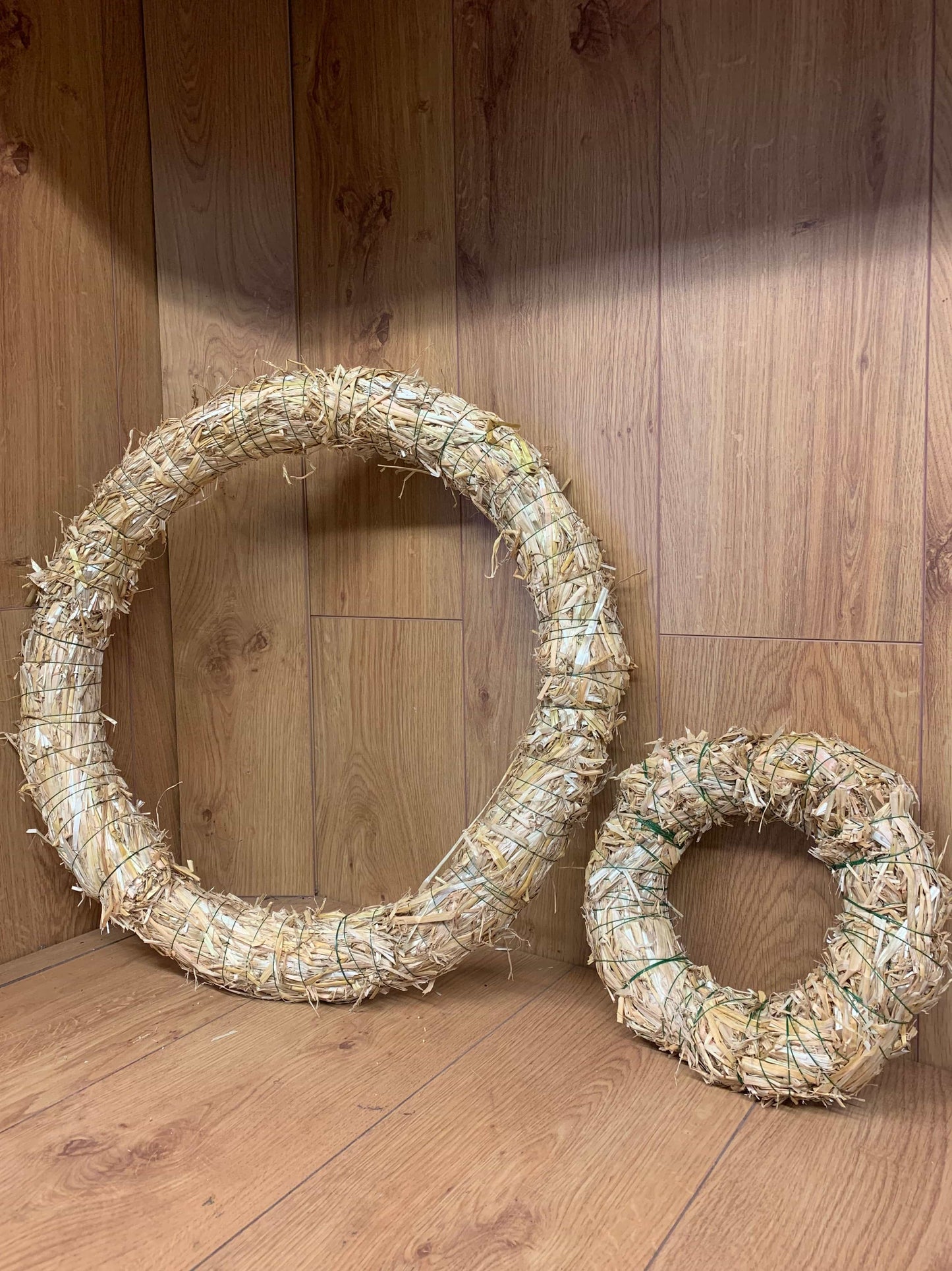 Straw Wreath Rings