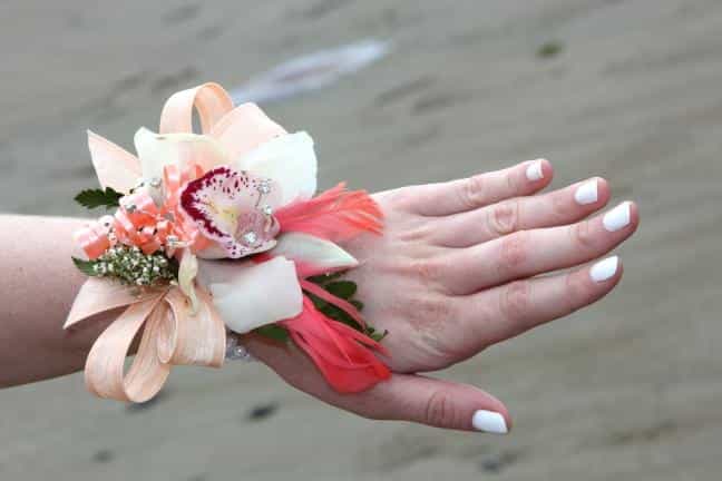 Wrist Corsages in a Range of Colours