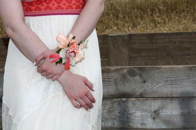 Wrist Corsages in a Range of Colours