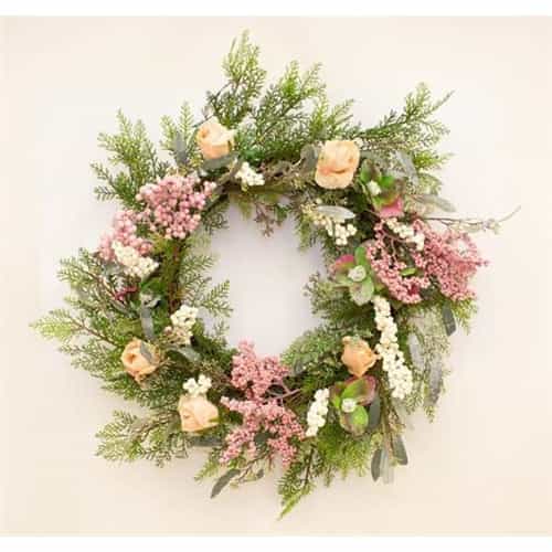 WINTER ROMANCE WREATH 60CM
