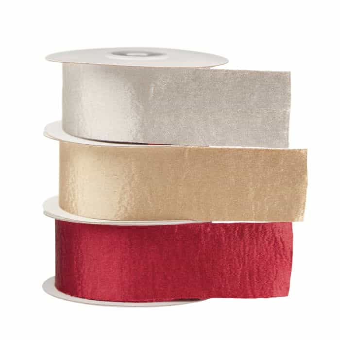 Lame Ribbon 38mm x 10m Assorted Colours