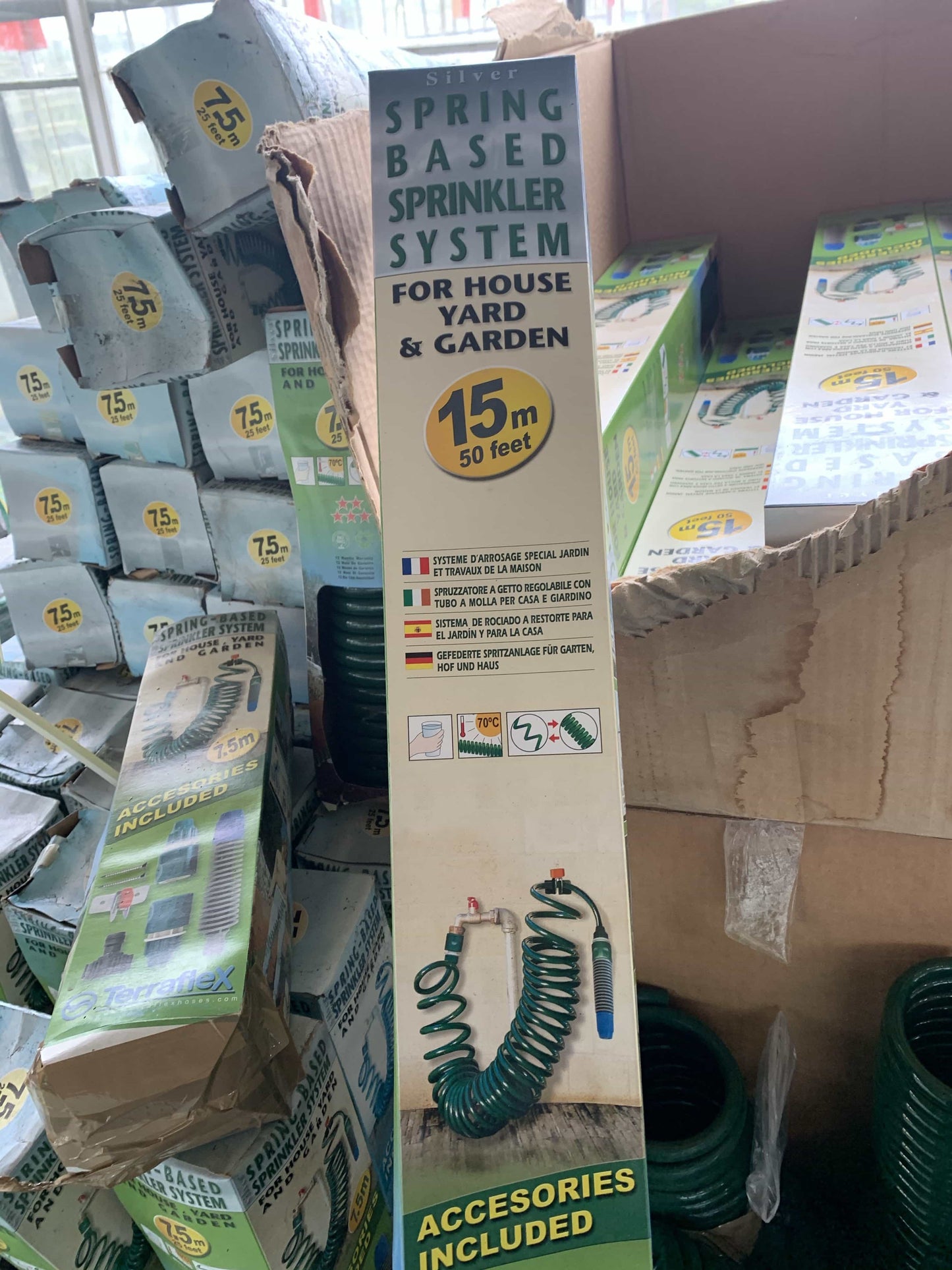 Spring based Sprinkler system 15m