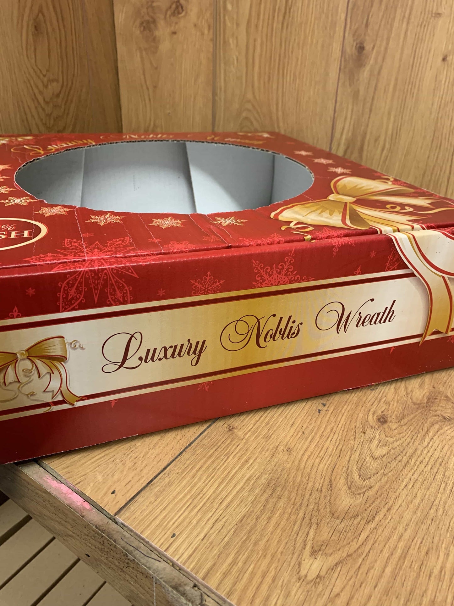 Gift Box for Christmas Wreath Pack of 4