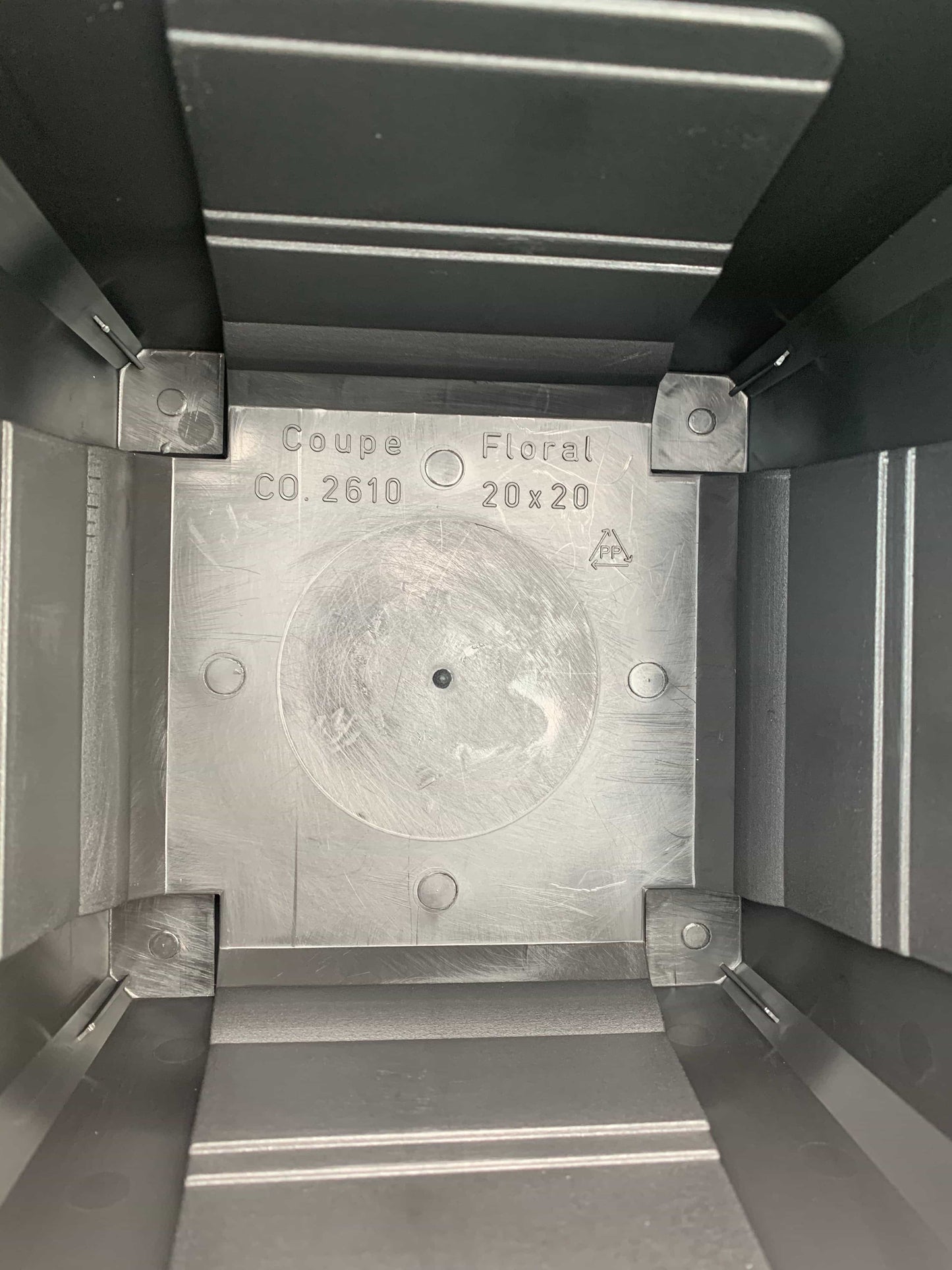 Pot - Plastic Black Square