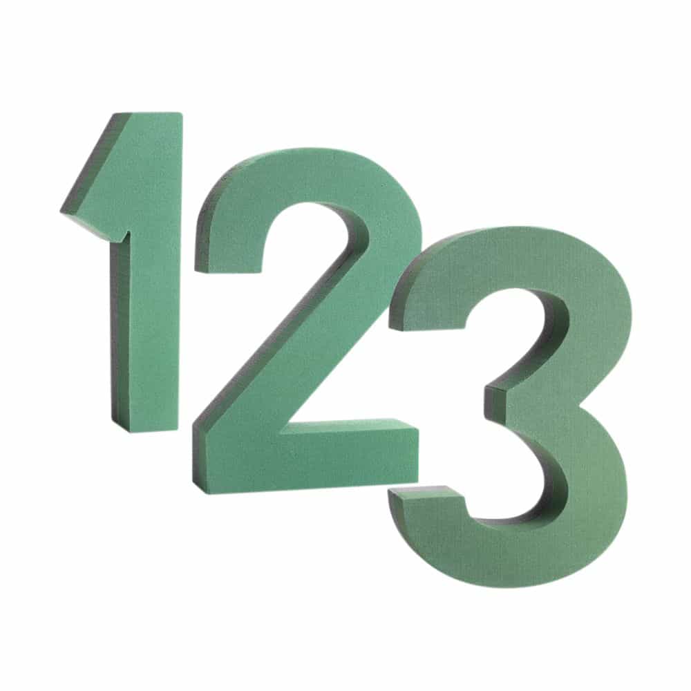 Floral Foam Numbers