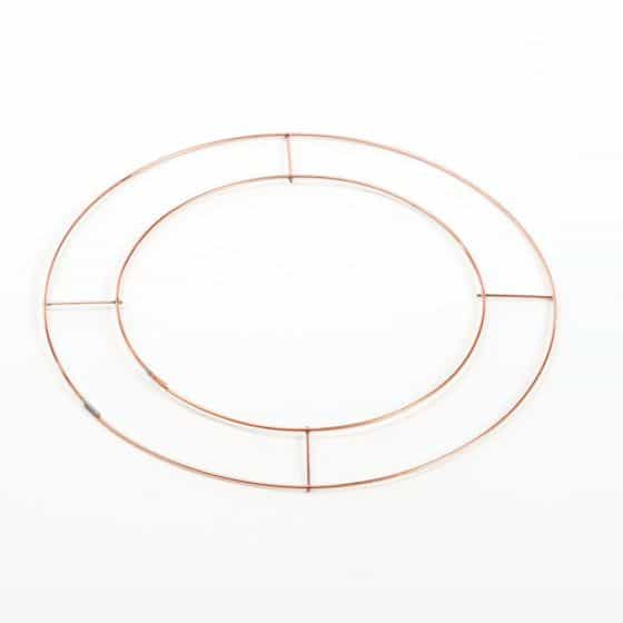 Flat Wire Wreath Ring Frames