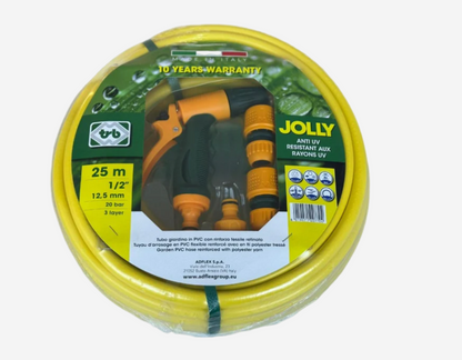 JOLLY GARDEN HOSE 1/2 Inch with spray kits