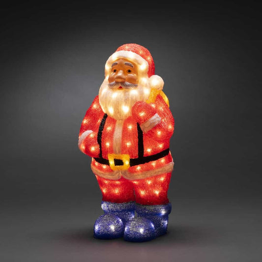 Acrylic Santa 55cm 104 LED