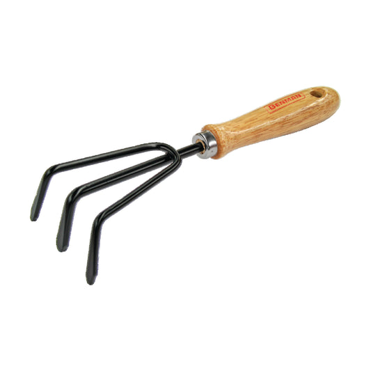 Cultivator With Wood Handle - BENMAN 3-TEETH