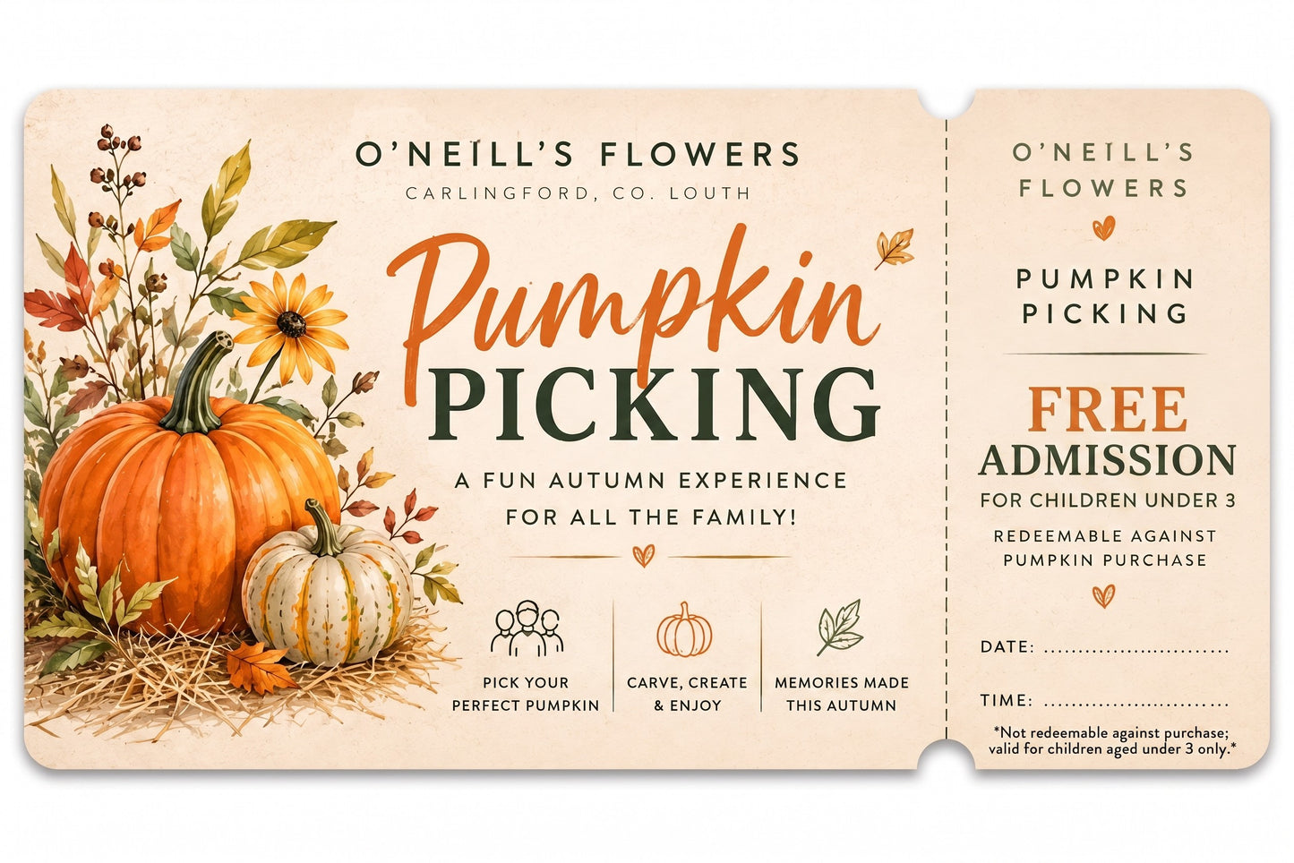 Pumpkin Picking 17th Oct 2026
