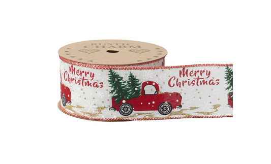Christmas Truck Ribbon