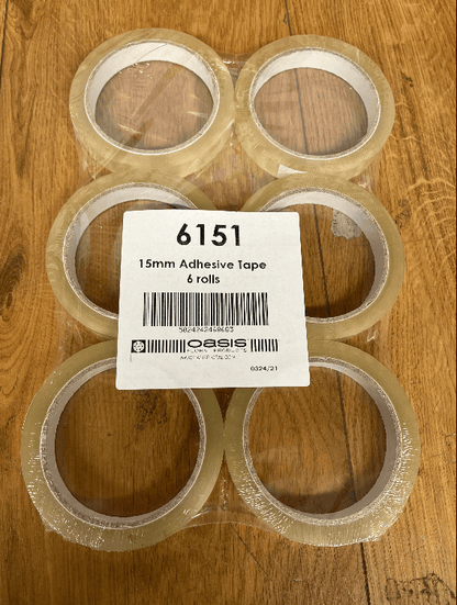 Cello Tape Dispenser / Cello Tape 19mm 6 rolls