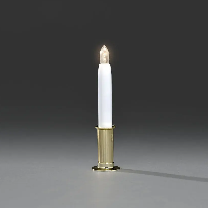 Battery Powered Dinner Candle Warm White