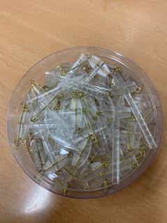 Corsage Clips - Clear 50 pieces