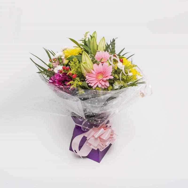 <p>A fantastic blend of the freshest seasonial blooms guaranteed to brighten up everyone's day! We expertly hand-tie the freshest of blooms and wrap them in season wrapping before placing them in a presentation box.</p><p>A gorgeous gift for all occasions!</p>