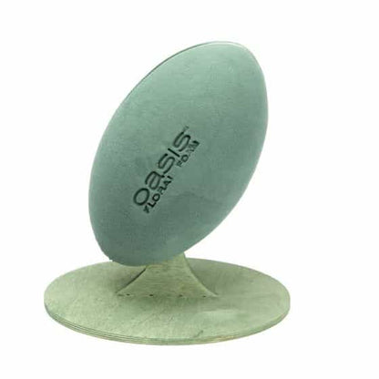 OASIS Ideal Floral Foam Rugby Ball on Stand