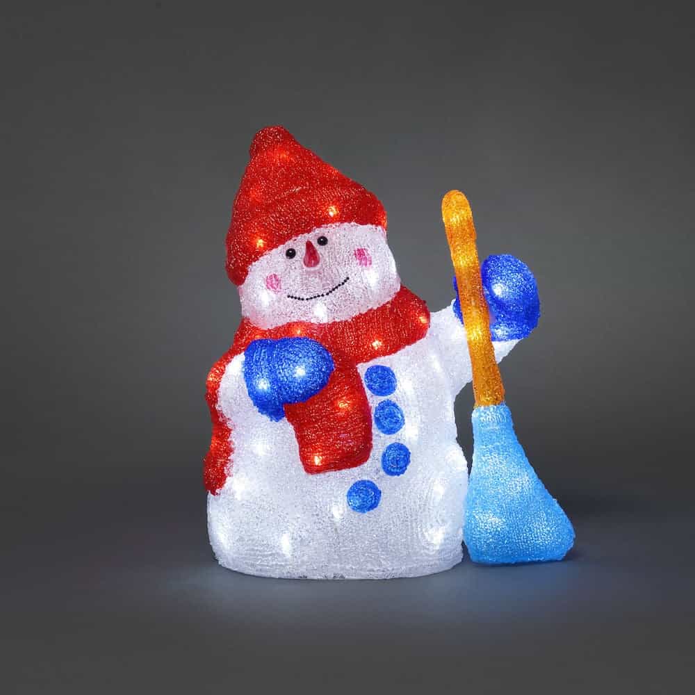 Acrylic Snowman with cap