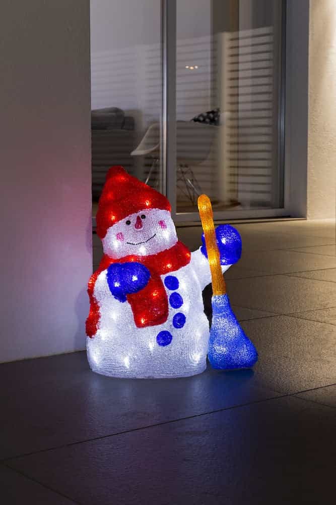 Acrylic Snowman with cap