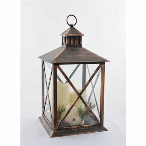 Victorian Lantern with timer control lights