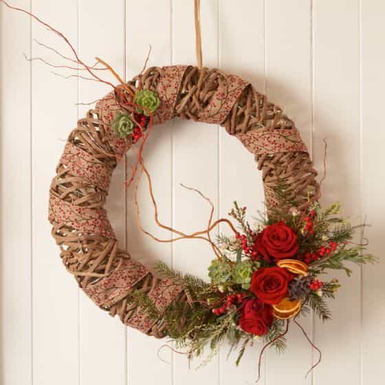 Carrizo Wreath - Natural - 50cm