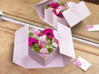 Lined Heart Box