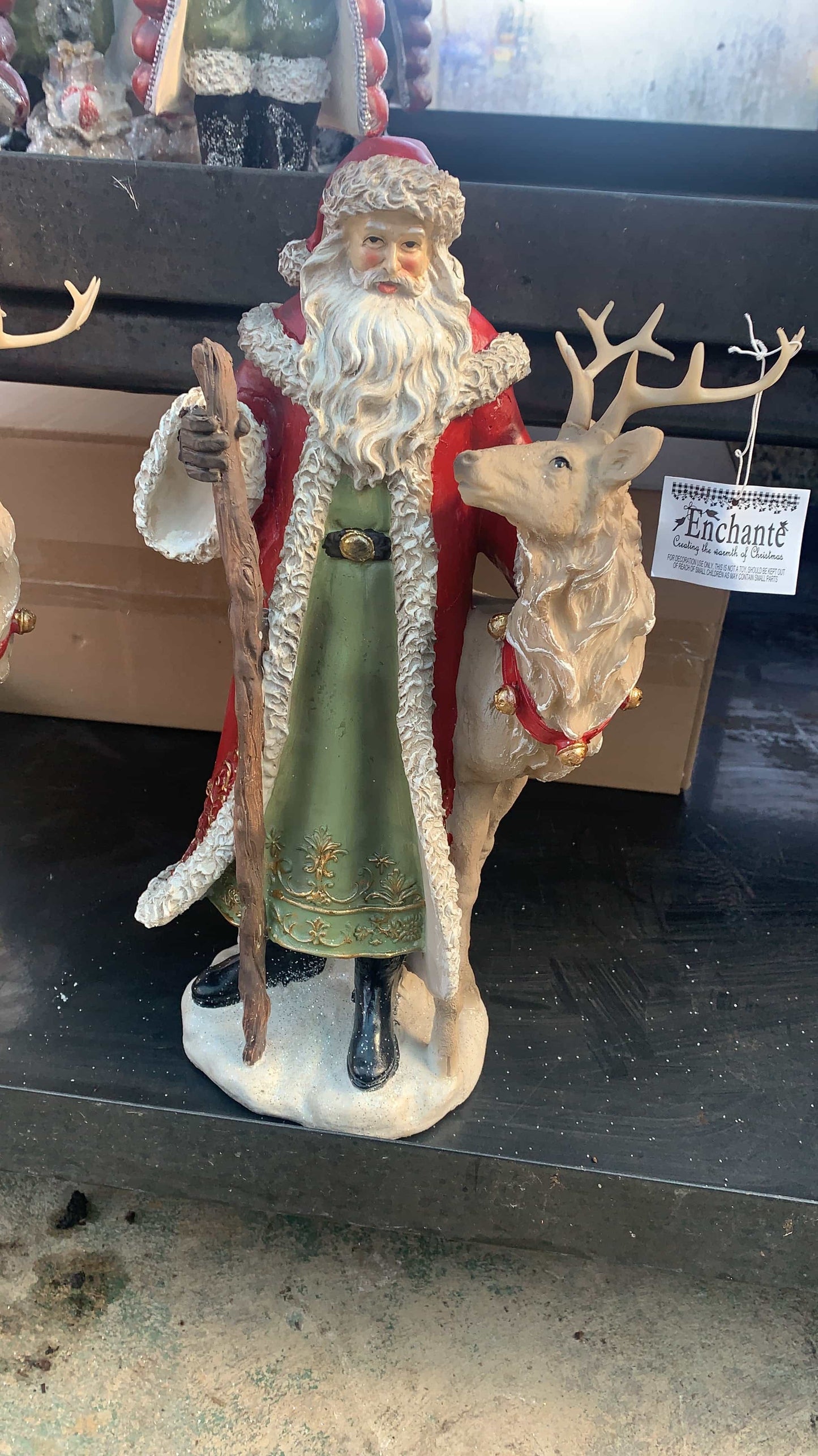 Yuletide Santa with Reindeer