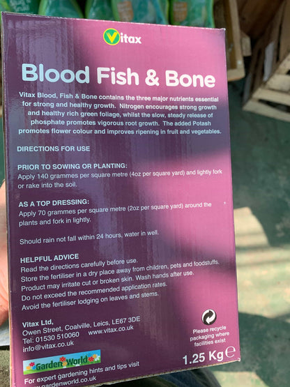 Fish, Blood and Bonemeal 1.25kg